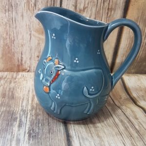 Otigiri Blue Cow Pitcher